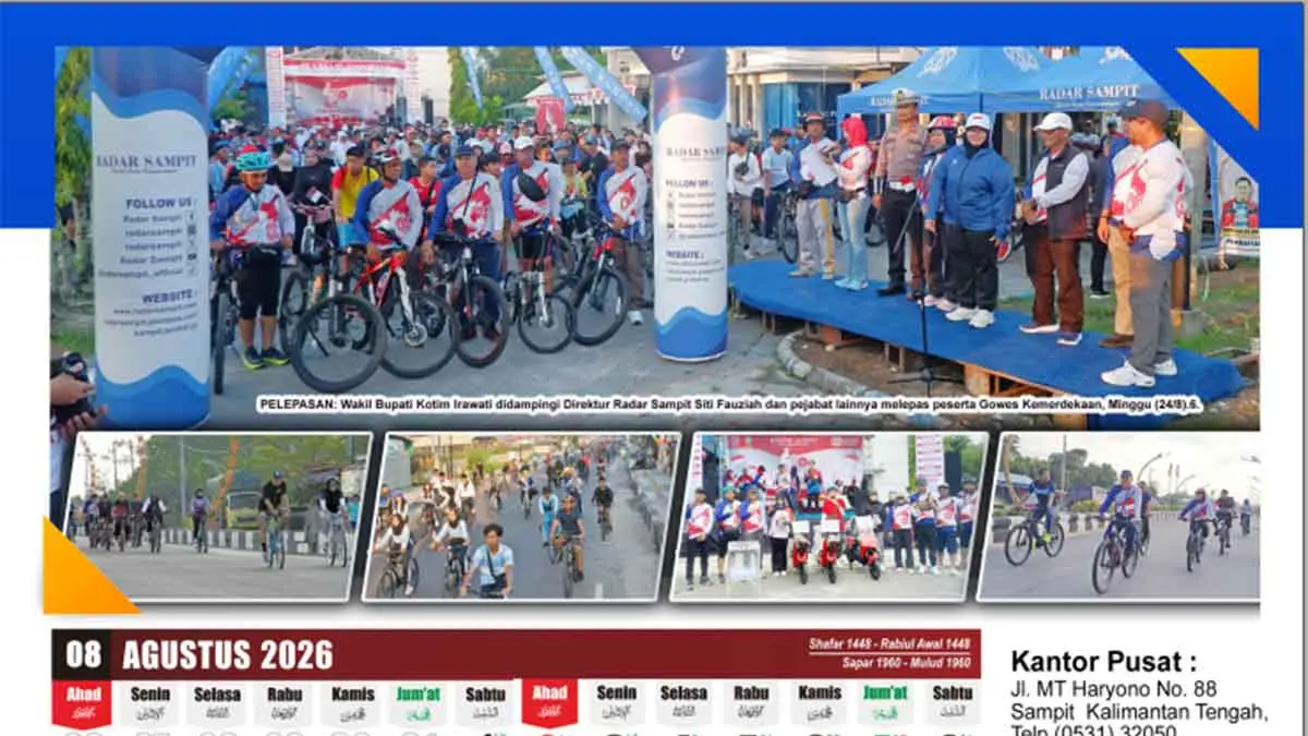 Tanggal merah di bulan Agustus 2026 (Radar Sampit)