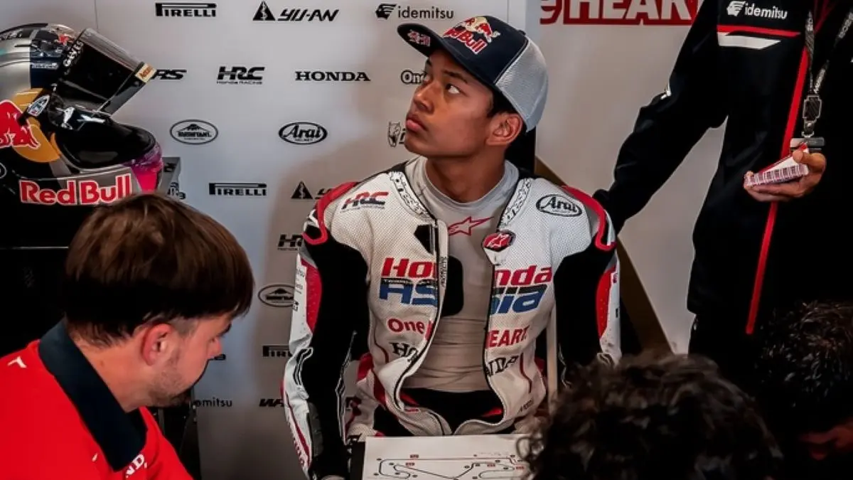 Pembalap asal Indonesia Veda Ega Pratama, yang bersaing di kelas Moto3. (net)