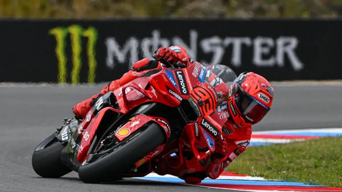 Marc Marquez, yang juga diunggulkan kembali juara di MotoGp Inggris, di Sirkuit Silverstone, pekan ini.(net)