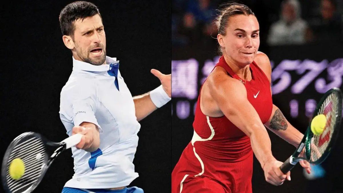 Pasangan ganda campuran, Novak Djokovic dan Aryna Sabalenka, akan tampil di US Open 2026. (net)