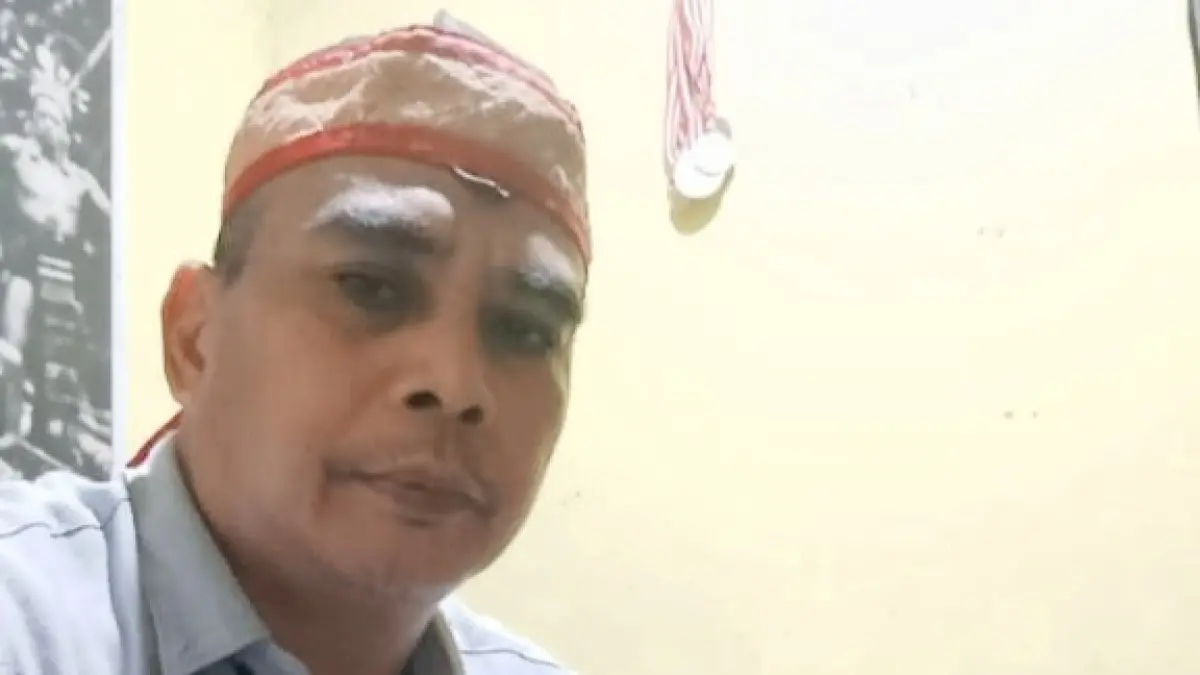 Ketua Majelis Adat Kaharingan Indonesia (MAKI) Kotawaringin Barat, Martin Kungkung
