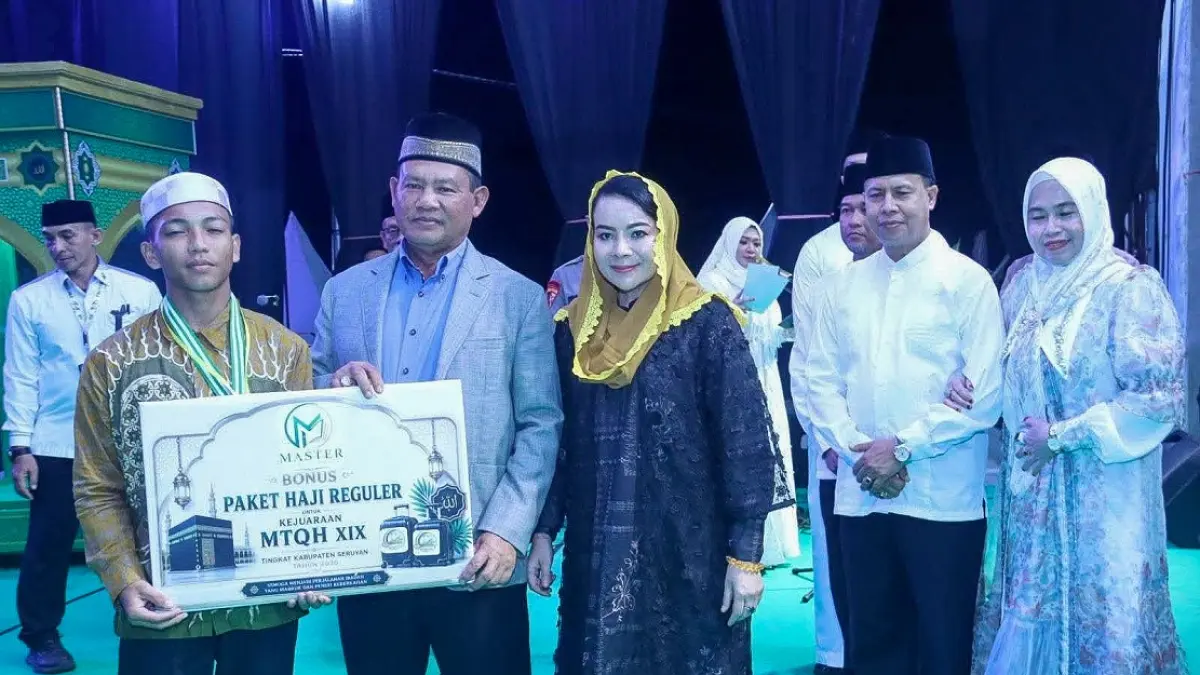 Musabaqah Tilawatil Qur’an dan Hadis &nbsp;XIX serta Festival Seni Qasidah (FSQ) Tingkat Kabupaten Seruyan 2026 resmi ditutup pada Senin (10/8) malam. &nbsp;(RIFANI/RADAR SAMPIT)&nbsp;