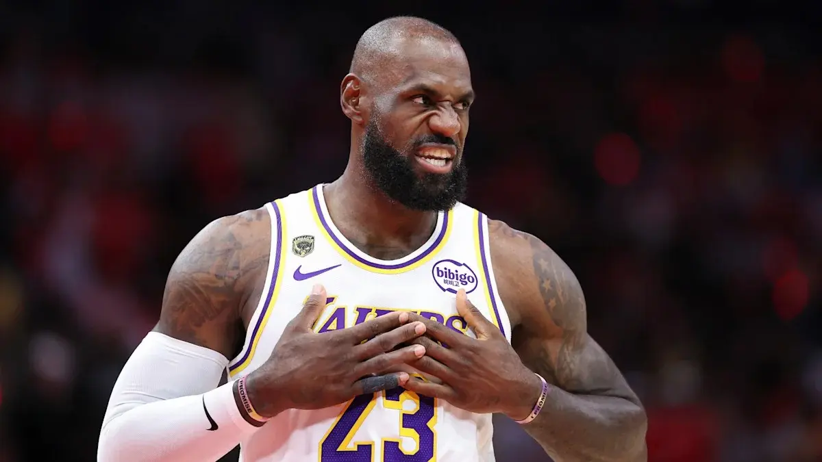 LeBron James saat masih di LA Lakers. (net)