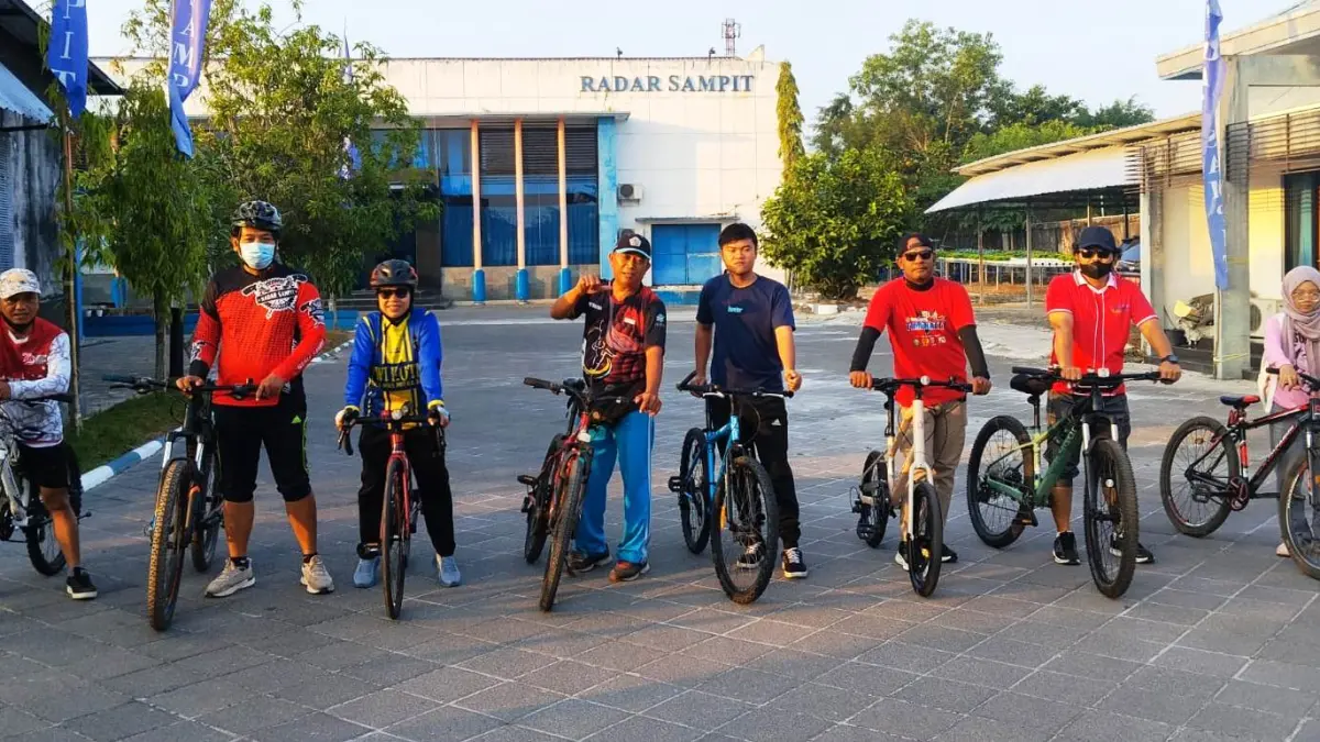 Salah satu komunitas sepeda di Kota Sampit, yang memastikan turut meramaikan Gowes Kemerdekaan 2026.(istimewa/tim panitia)