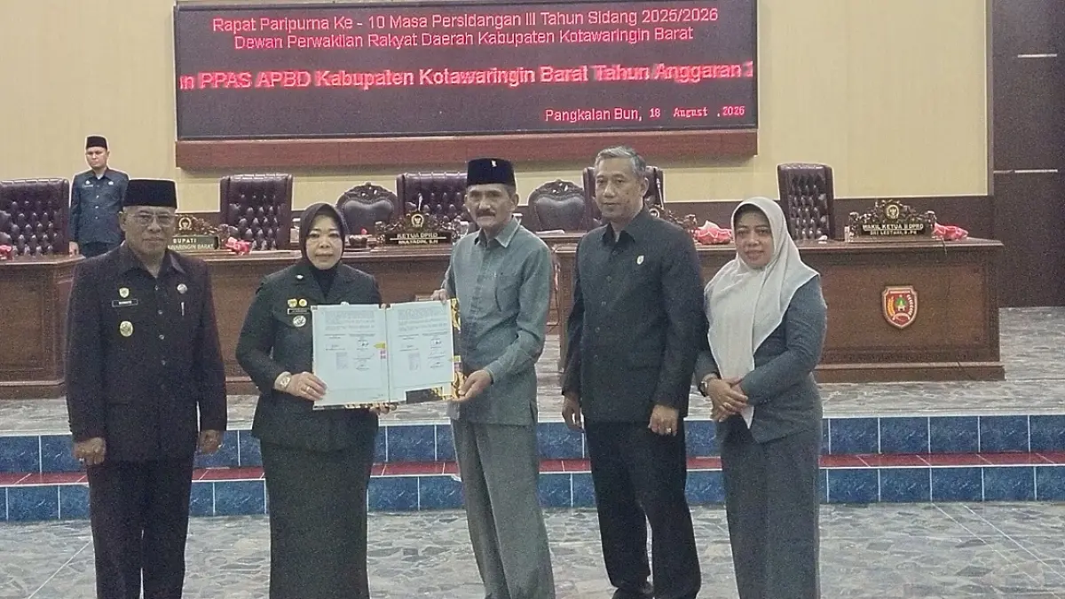 Eksekutif dan legislatif menyepakati perubahan KUA PPAS APBD 2026.&nbsp; (Syamsudin/Radar Sampit)&nbsp;