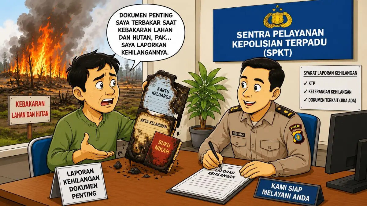 ilustrasi lapor polisi