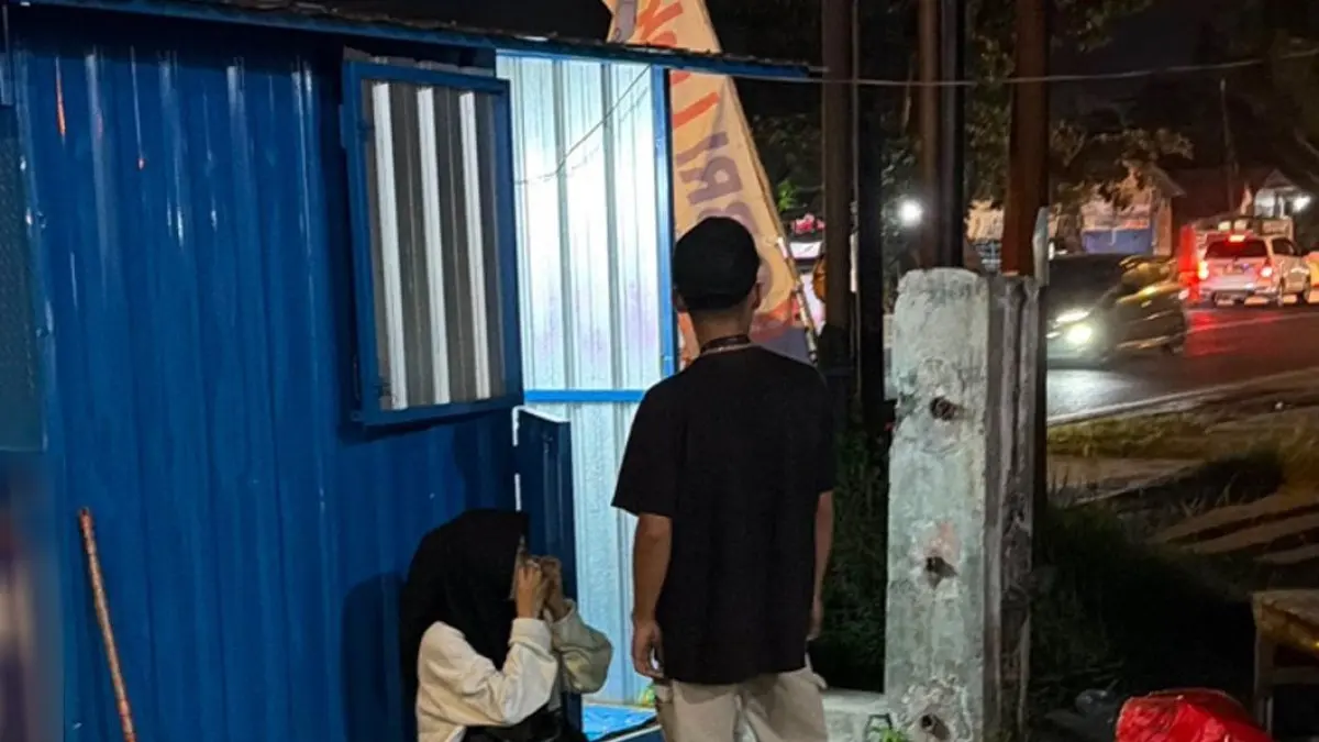 Kios BRI Link Kasih Ibu di Jalan Seth Adji, Kota Palangka Raya, Kalimantan Tengah, disatroni perampok bersenjata tajam pada Selasa (18/8) malam. (Antara)