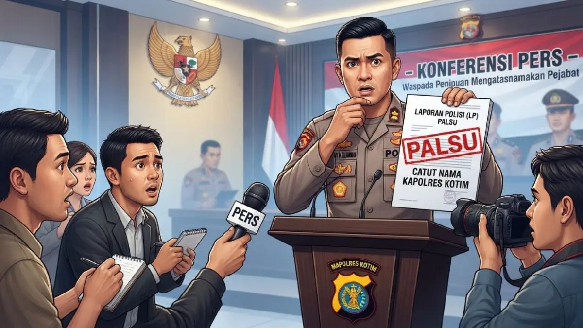 ilustrasi dugaan penipuan catut nama Kapolres