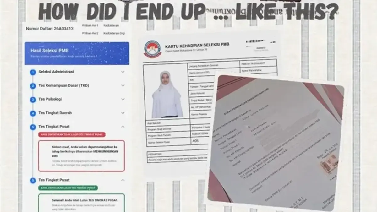 Calon kadet putri Unhan pilih mundur karena tidak mau lepas hijab. (Istimewa/radar tuban)