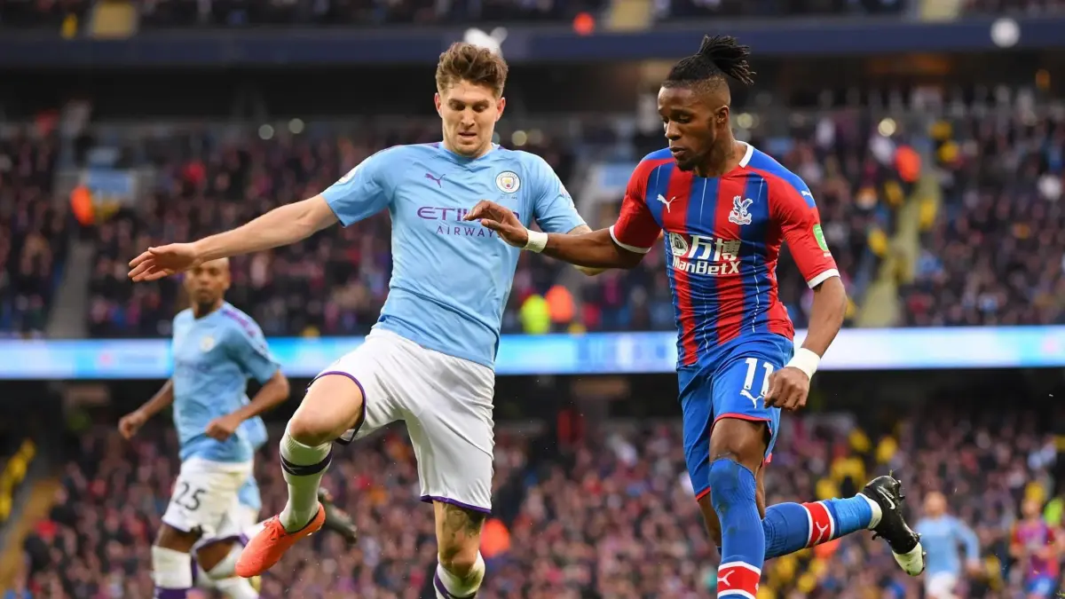 Pertemuan Manchester City dan Crystal Palace ketika Premier League musim lalu.(net)