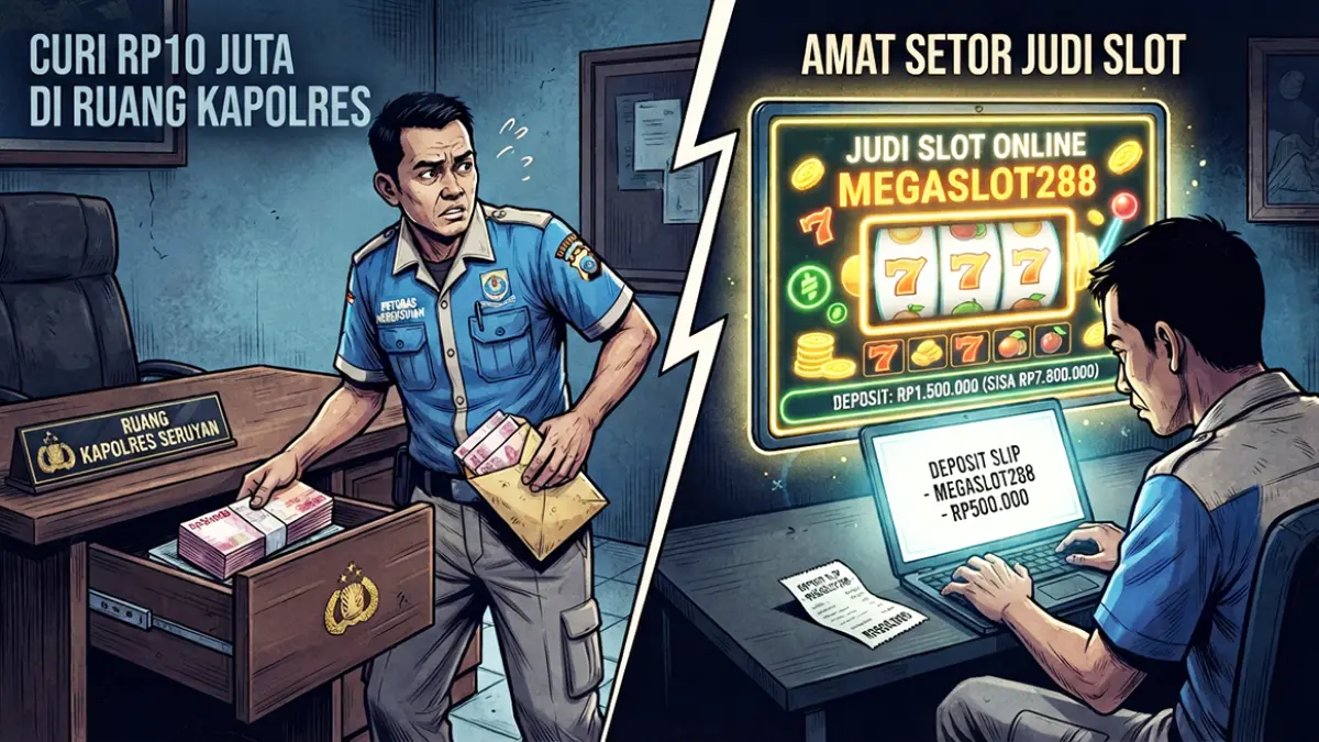 Ilustrasi pencurian uang
