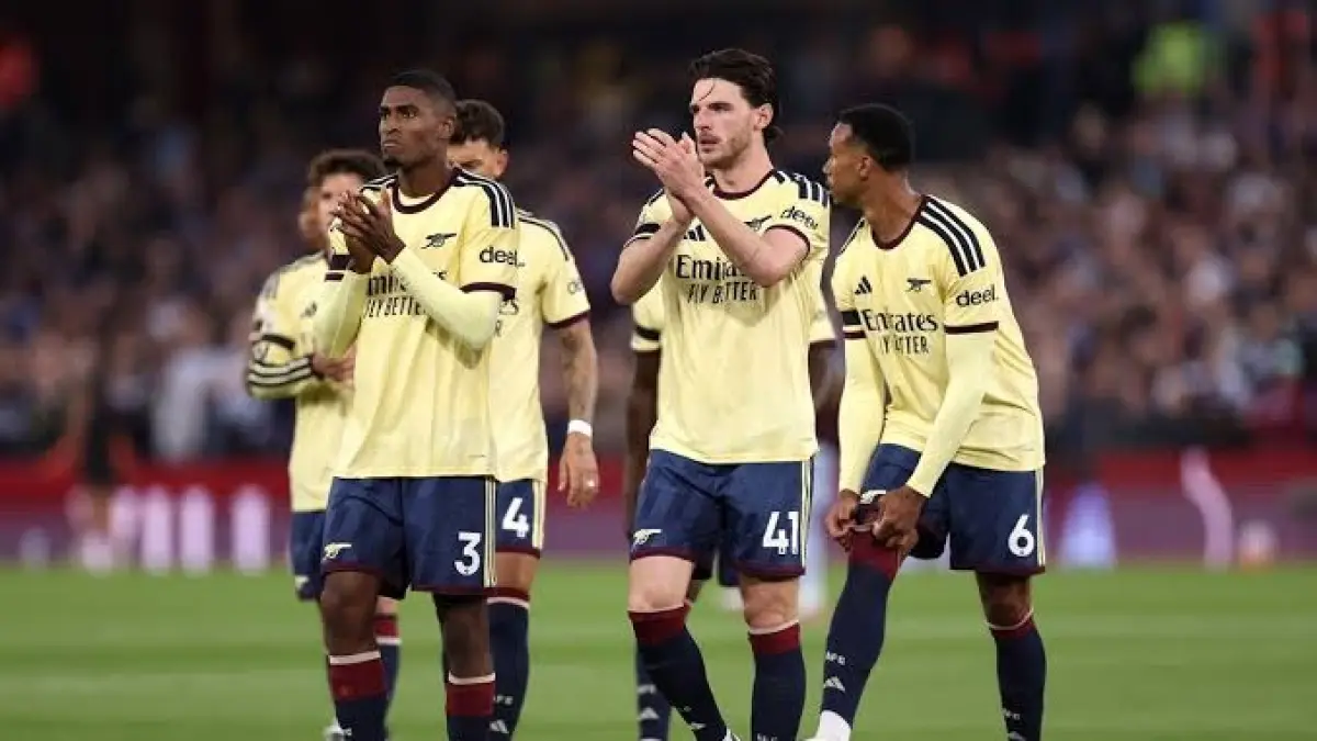 Pemain Arsenal yang menjadi juara EPL musim lalu, usai menjalani laga perdana musim ini, 2026/2027.(net)