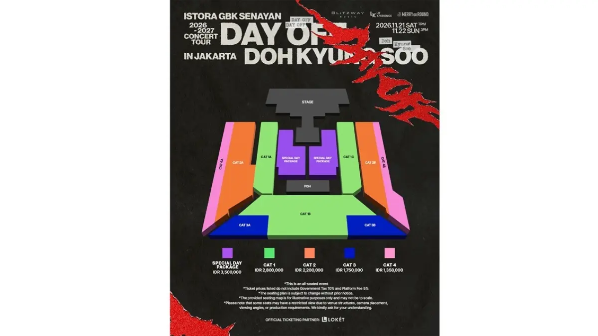 Set plan konser dan harga tiket sumber foto @litxperience.id