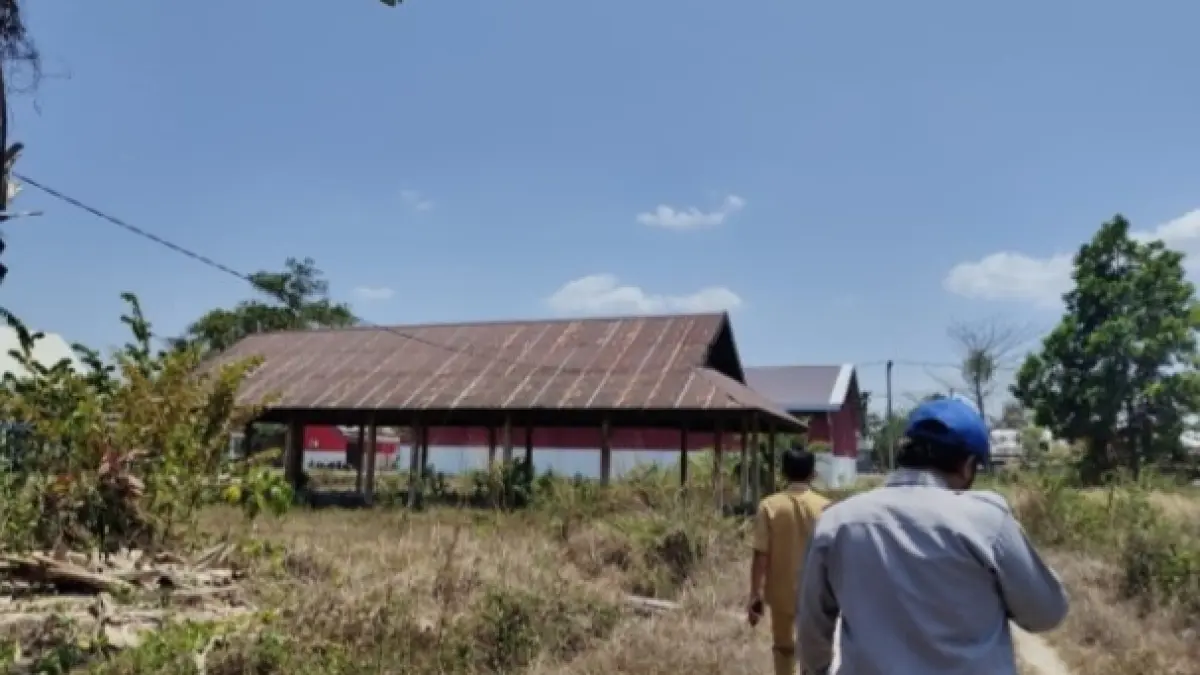 Area parkir armada truk ODOL di Desa Bumi Harjo, Kecamatan Kumai, Kabupaten Kotawaringin Barat, Rabu 2 Agustus 2026. (ist) 