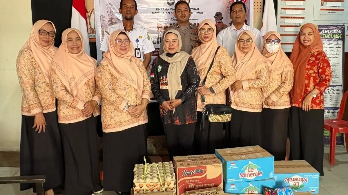 BANTUAN: DWP Kotim salurkan ke Posko Karhutla BPBD Kotim, Rabu (2/9/2026). FOTO: IST/RADAR SAMPIT 