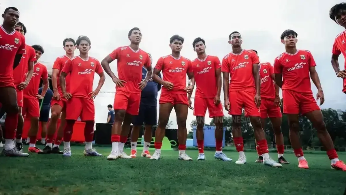 Para pemain timnas Indonesia U 20 yang sedang berjuang menembus putaran final Piala Asia U 20/2027.(dok.pssi)