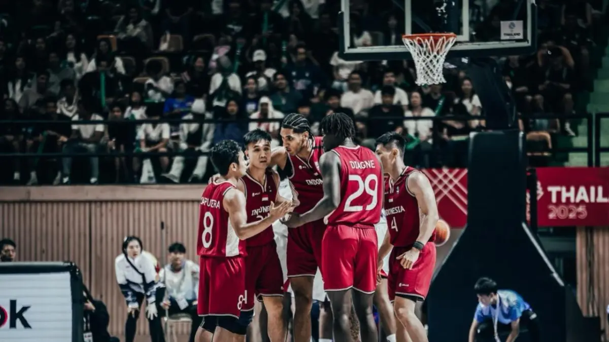 Pemain timnas basket putra Indonesia, yang meraih kesempatan bisa tampil di Asian Games 2026 mendatang.(net)
