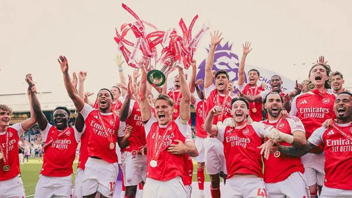 Arsenal yang menjadi juara Premier League (Liga Inggris) musim 2026, menempati posisi teratas tim terbaik di dunia saat ini.(net)
