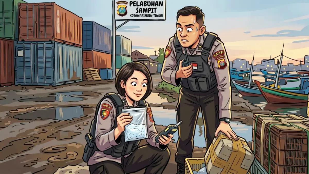 ilustrasi polisi selidiki narkoba