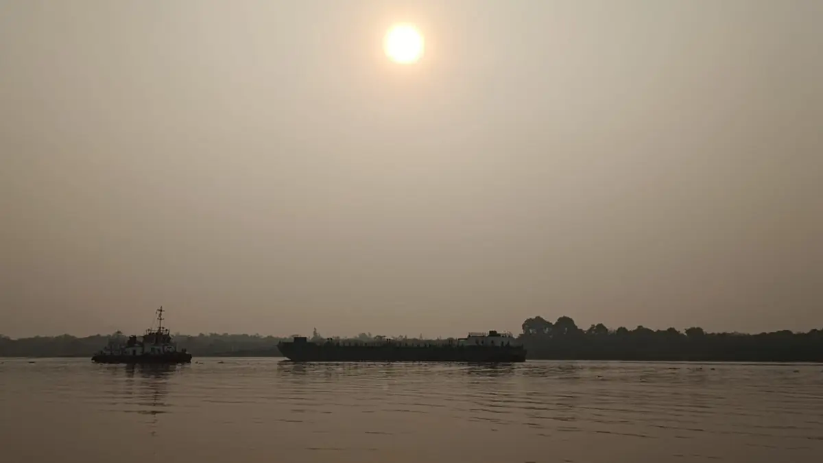 Kabut asap kembali menyelimuti Sampit, Kabupaten Kotawaringin Timur (Kotim), Kamis pagi (10/9/2026).