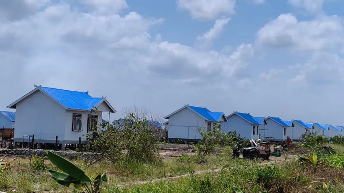 Lahan pertanian di kawasan transmigrasi Desa Pulau Nibung, Kecamatan Jelai, Kabupaten Sukamara, mengalami kekeringan. (Fauziannur/Radar Sampit)&nbsp;