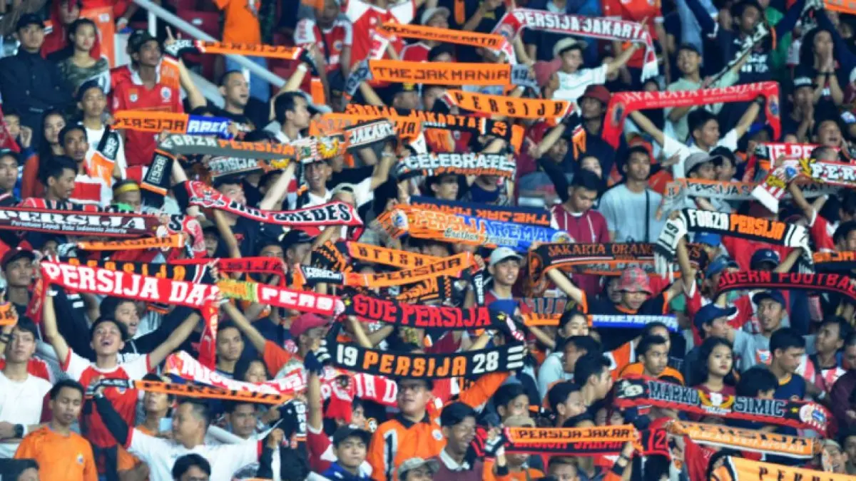 Jakmania, Supporter fanatik Persija Jakarta. (net)