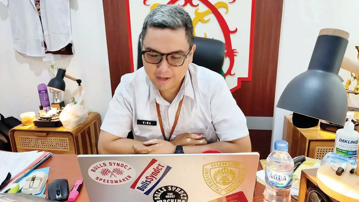 Sekretaris Disdik Kota Palangka Raya Aprae Vico Ranan