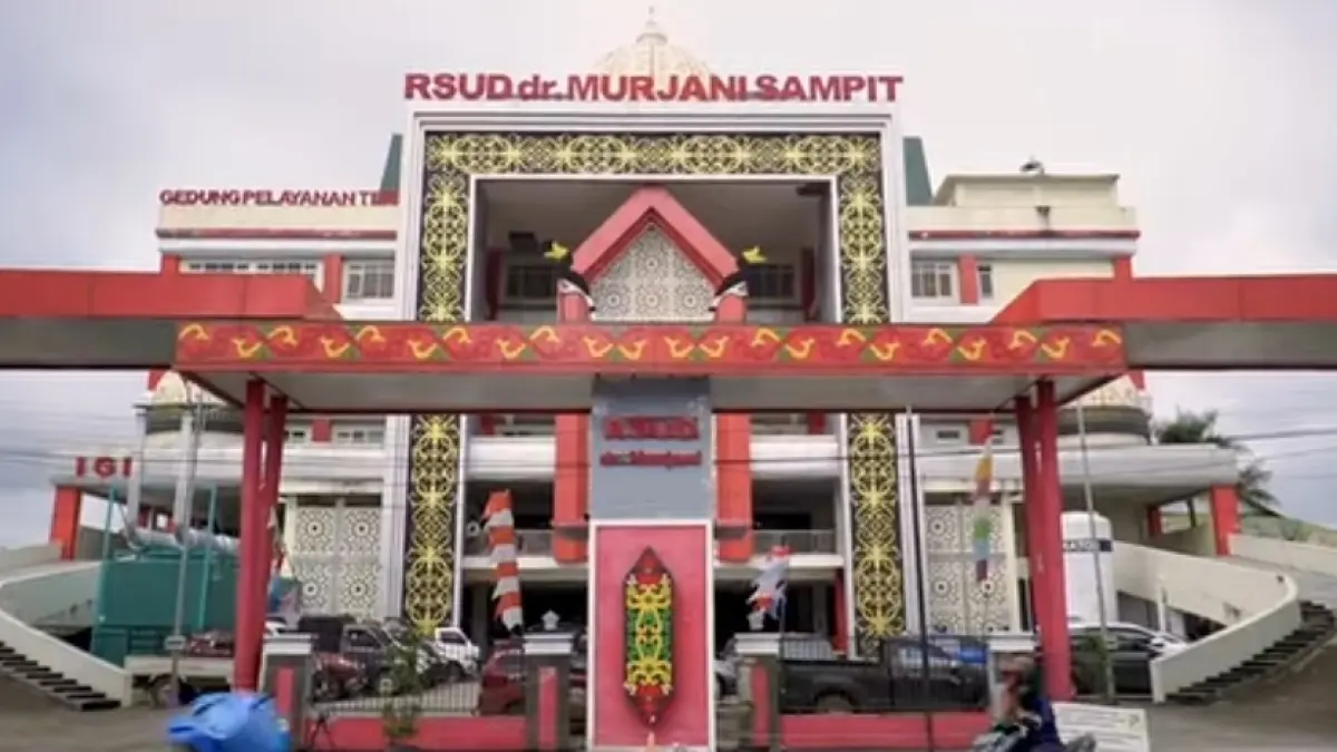 Gedung RSUD dr Murjani Sampit di Jalan HM Arsyad, Sampit.