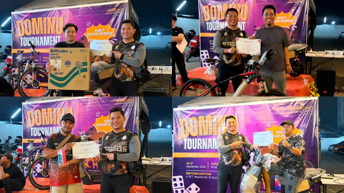 Para Pemenang Turnamen Domino HUT Midtown Xpress Sampit