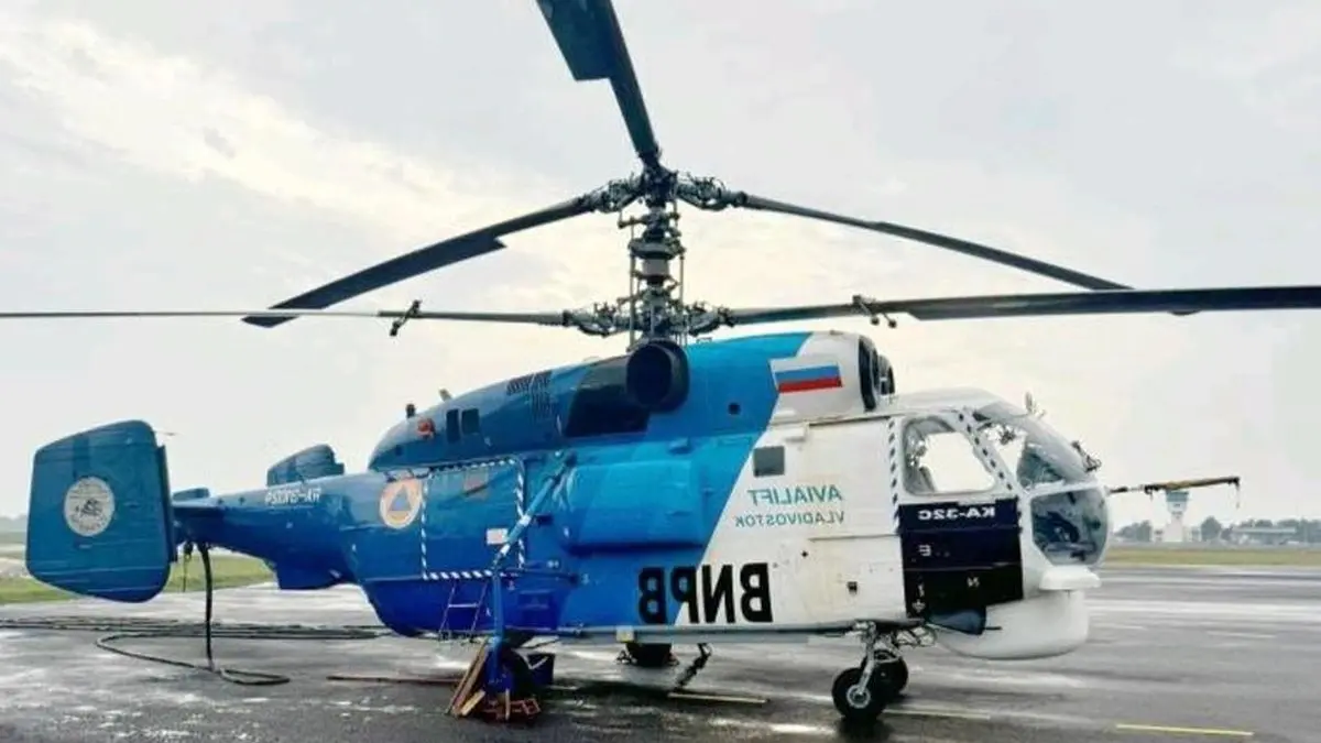 Helikopter jenis Kamov yang digunakan BNPB. (net)