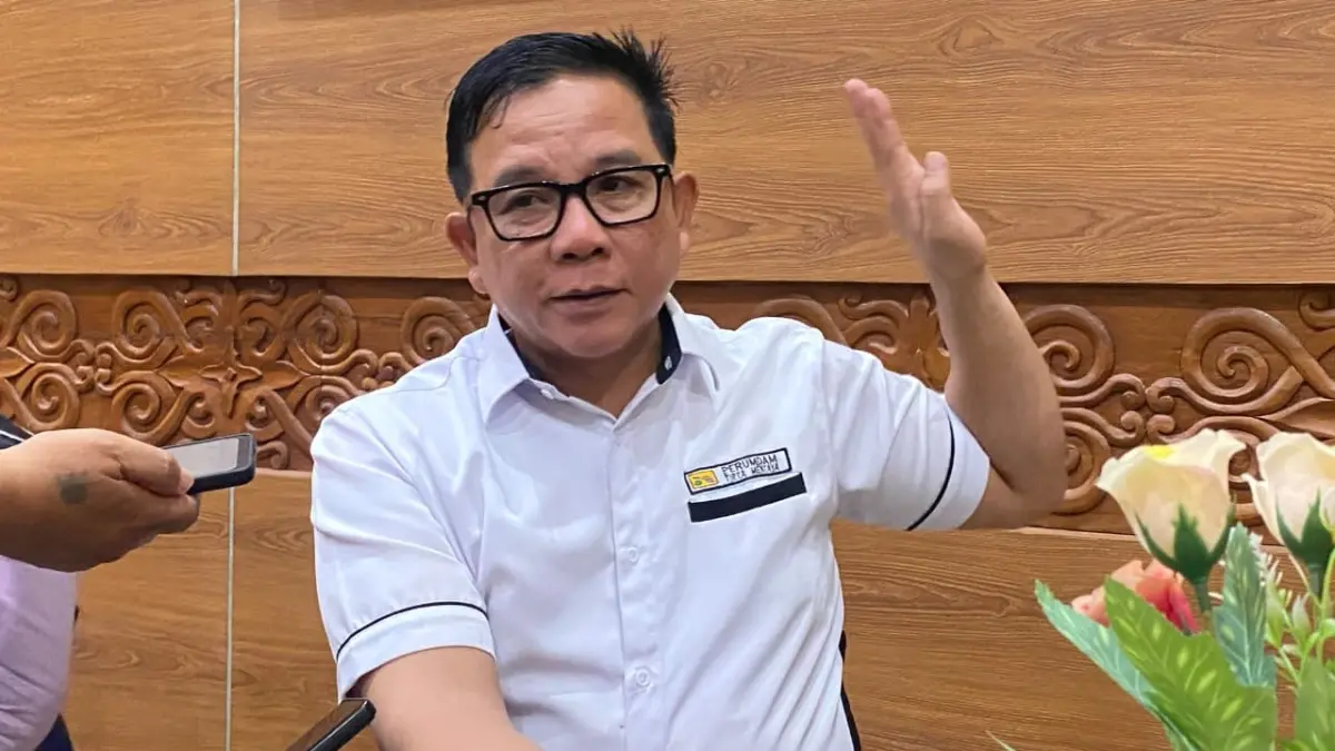 Direktur Perumdam Tirta Mentaya Kotim Ismanadi mengatakan, tingginya salinitas membuat penggunaan air di wilayah selatan dibatasi.  (Akbar/Radar Sampit)