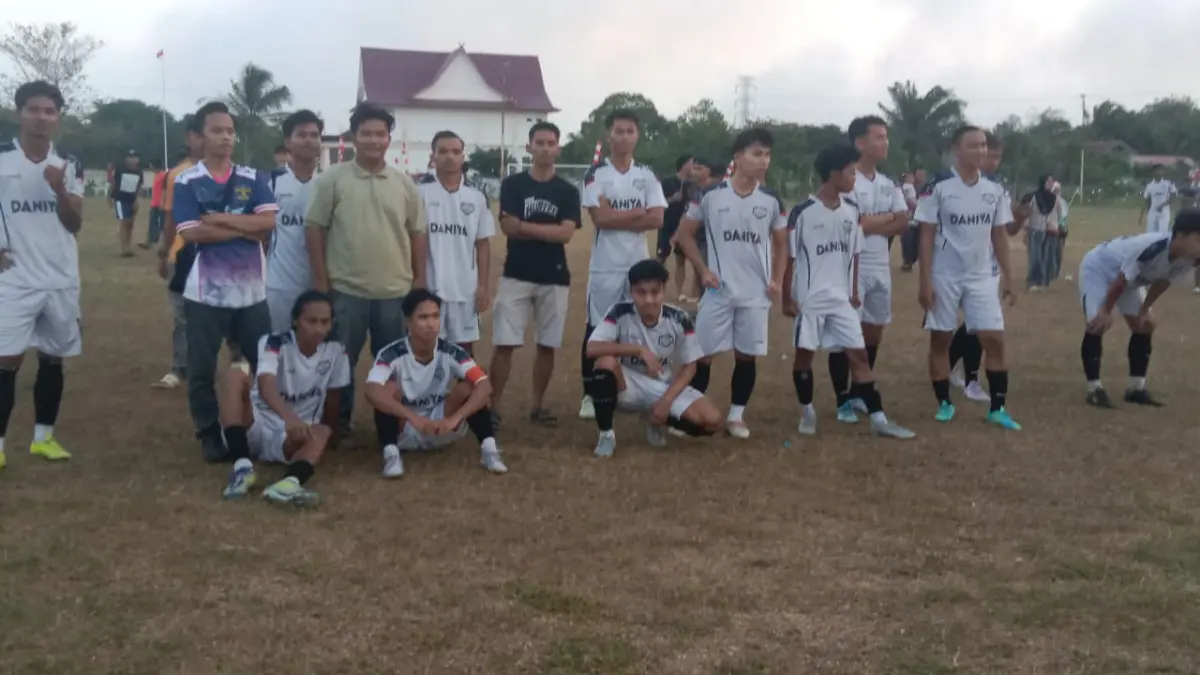 Para pemain Ramban FC A di Mentaya Hilir Utara (MHU) CUP III. (joy/radarsampit)