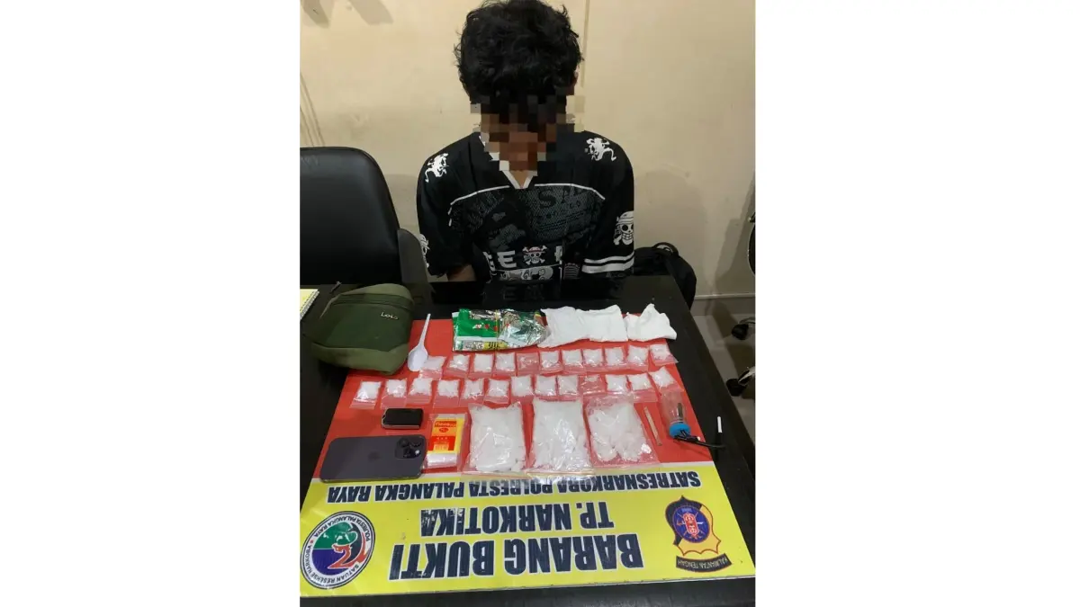 Satresnarkoba Polresta Palangka Raya mengungkap dugaan peredaran narkotika jenis sabu dengan barang bukti mencapai sekitar 366 gram.  (dodi/radar sampit)