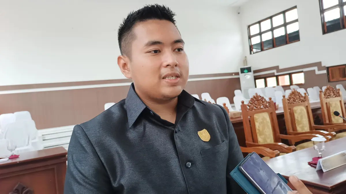 Anggota DPRD Kabupaten Gunung Mas, Indra H Kiaji