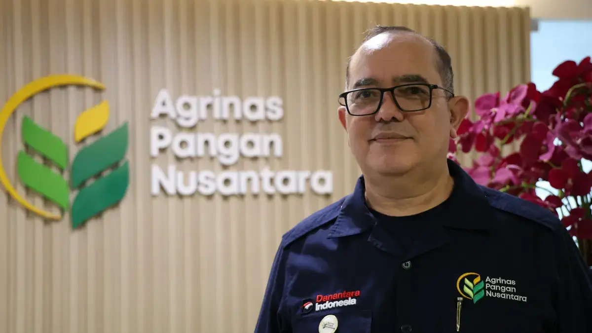 Direktur Utama PT Agrinas Pangan Nusantara, Joao Angelo De Sousa Mota. (Dery Ridwansah/JawaPos.com)
