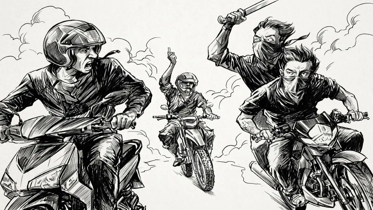 Ilustrasi begal. (Dokumentasi JawaPos.com)