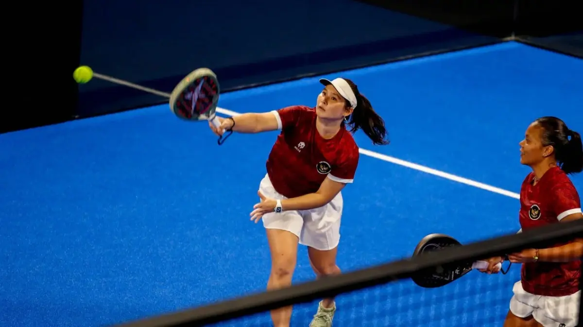 Atlet Padel Indonesia Novela Putria/Beatrice Gumulya, di ajang Asian Games 2026 (net)