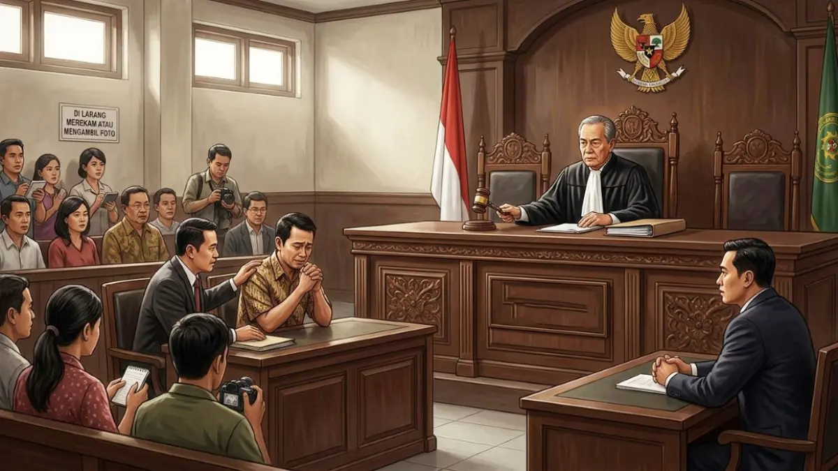 ilustrasi putusan pengadilan