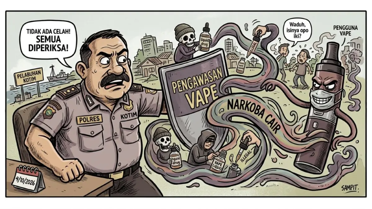 Ilustrasi Vape Narkoba