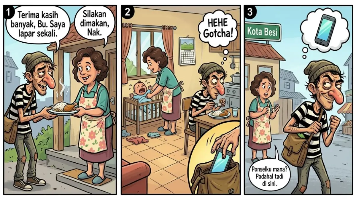 ILUSTRASI PENCURIAN PONSEL