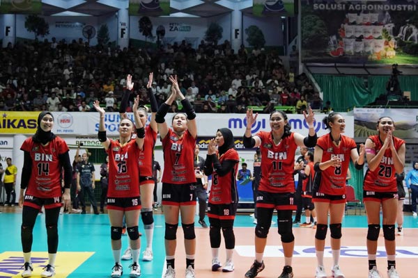 JUARA: Tim voli Jakarta BIN mencetak sukses dalam Proliga 2023. (IST)