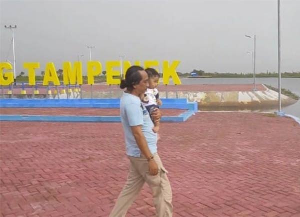 LUAS: Keberadaan embung Tempenek yang diharapkan bisa memasok kebutuhan air bersih, bagi warga Kecamatan Jelai dan Pantai Lunci. (Dok.Radar Sampit)