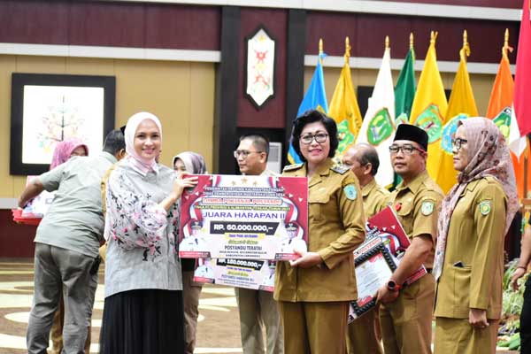 PRESTASI: Posyandu Teratai dari Lamandau meraih peringkat ke 7 tingkat nasional sebagai kader inovasi terbaik.