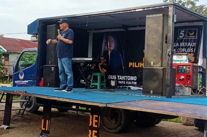 DATANG LANGSUNG: Agus Tantomo sebut perwakilan Berau di Senayan sangat penting untuk mengawal isu-isu kebutuhan dan peningkatan kesejahteraan rakyat di Kalimantan Timur, khususnya Kabupaten Berau.
