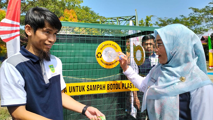 TEMPAT SAMPAH: Program tempat sampah Ecobin dapat menekan volume sampah di Kabupaten Berau.