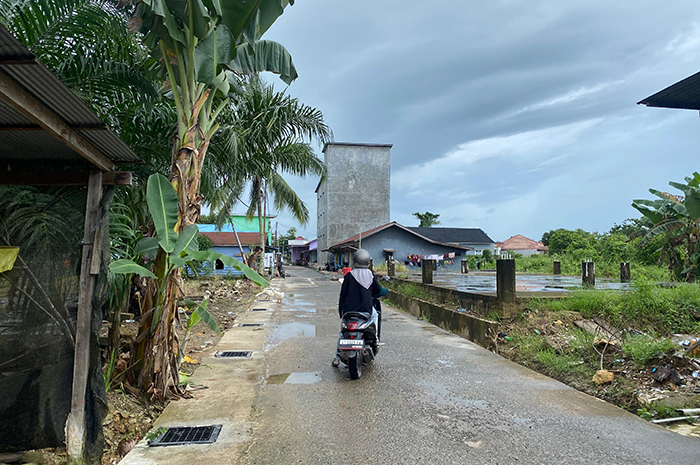 PENINGKATAN GANG: Peningkatan ruas jalan gang yang berada di Gang Mulia, Jalan Murjani II dibeton tahun lalu oleh Disperkim Berau.