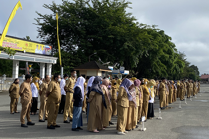 TUNJANGAN: Pemkab Berau menyisihkan dana sebesar Rp 59 miliar untuk THR ASN tahun ini yang akan dibayar 100 persen.