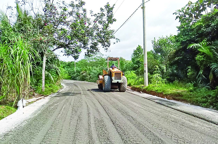 ILUSTRASI PROYEK: Salah satu proyek yang dikerjakan DPUPR Berau.