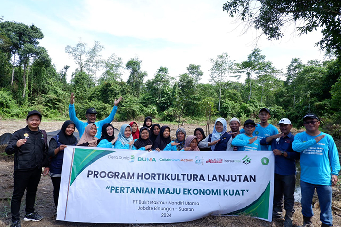 LANJUTKAN: BUMA Binsua terus berkomitmen melanjutkan program Hortikultura di Kampung Inaran. Hal ini dilakukan guna membantu ketahanan pangan dan pengembangan SDM di kampung tersebut.