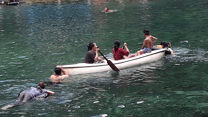 DITUTUP SEMENTARA: Destinasi wisata Tulung Ni Lenggo saat ini ditutup sementara, pascakejadian wisatawan meninggal dunia, beberapa waktu lalu.